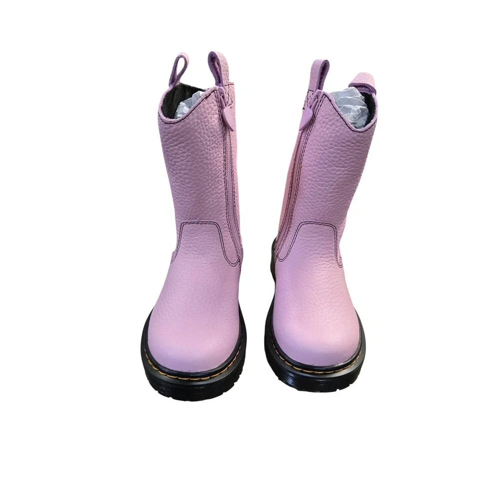Dr. Martens Bex Heart 31948466 Boots Classic Nappa Lamper Pink Leather Round Toe